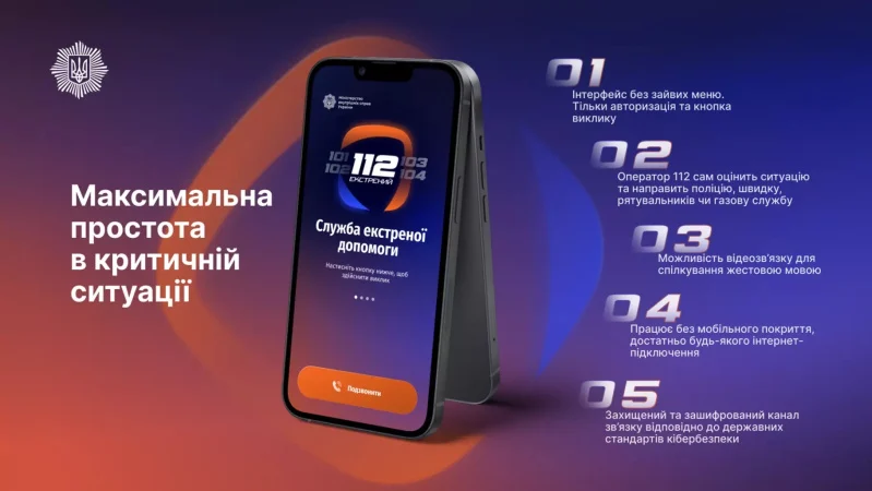 В Україні запустили застосунок 112 для екстрених викликів