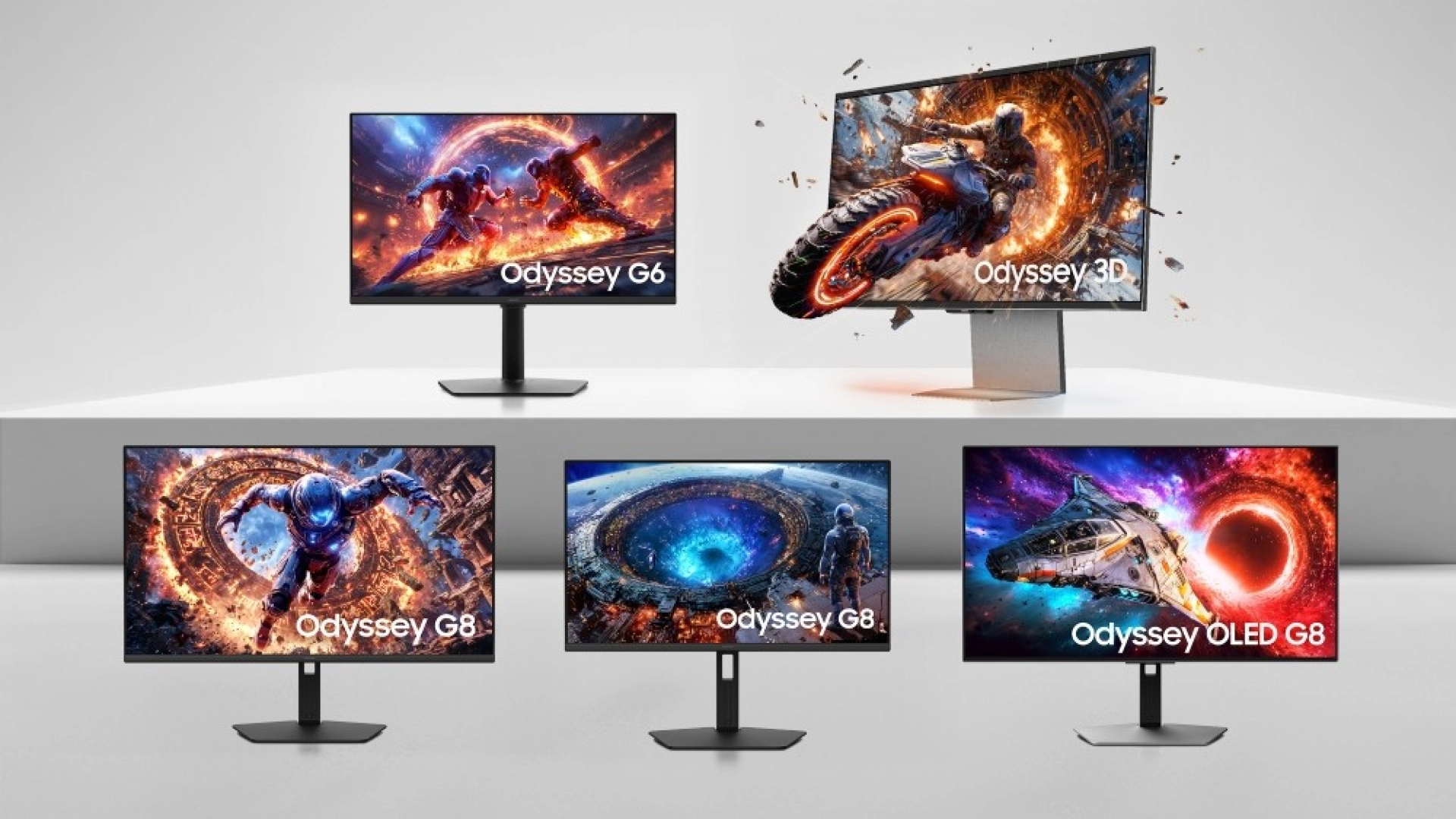 Samsung представила лінійку ігрових моніторів Odyssey 2026 з 6K-екраном і 3D без окулярів