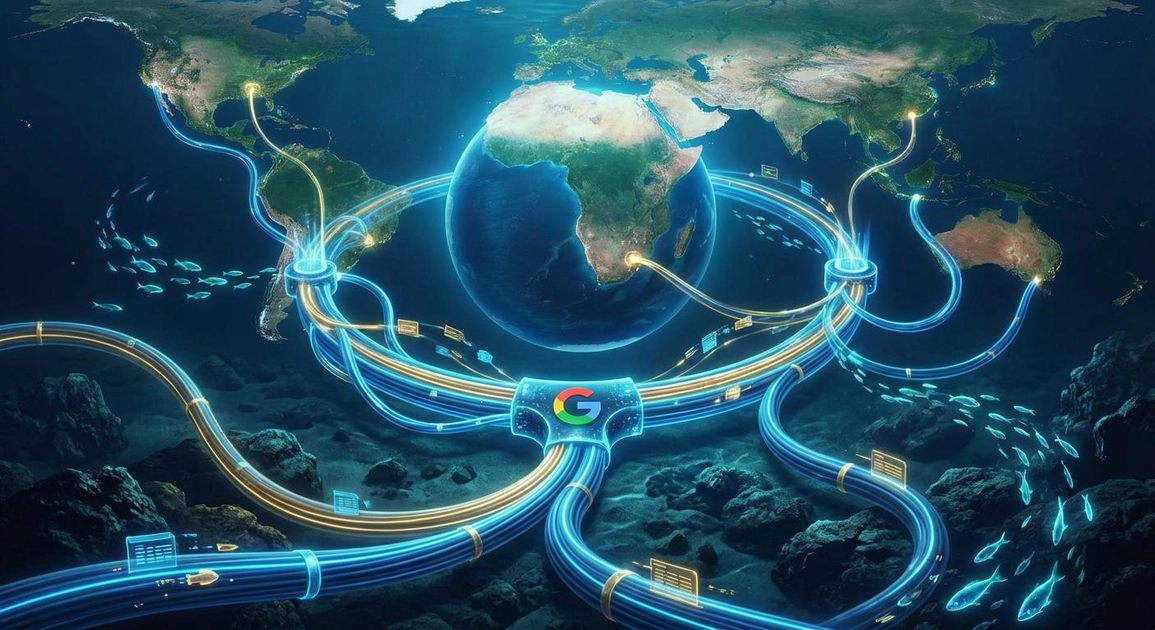 🌍 Google прокладе підводні кабелі між чотирма континентами в межах проєкту America–India Connect
