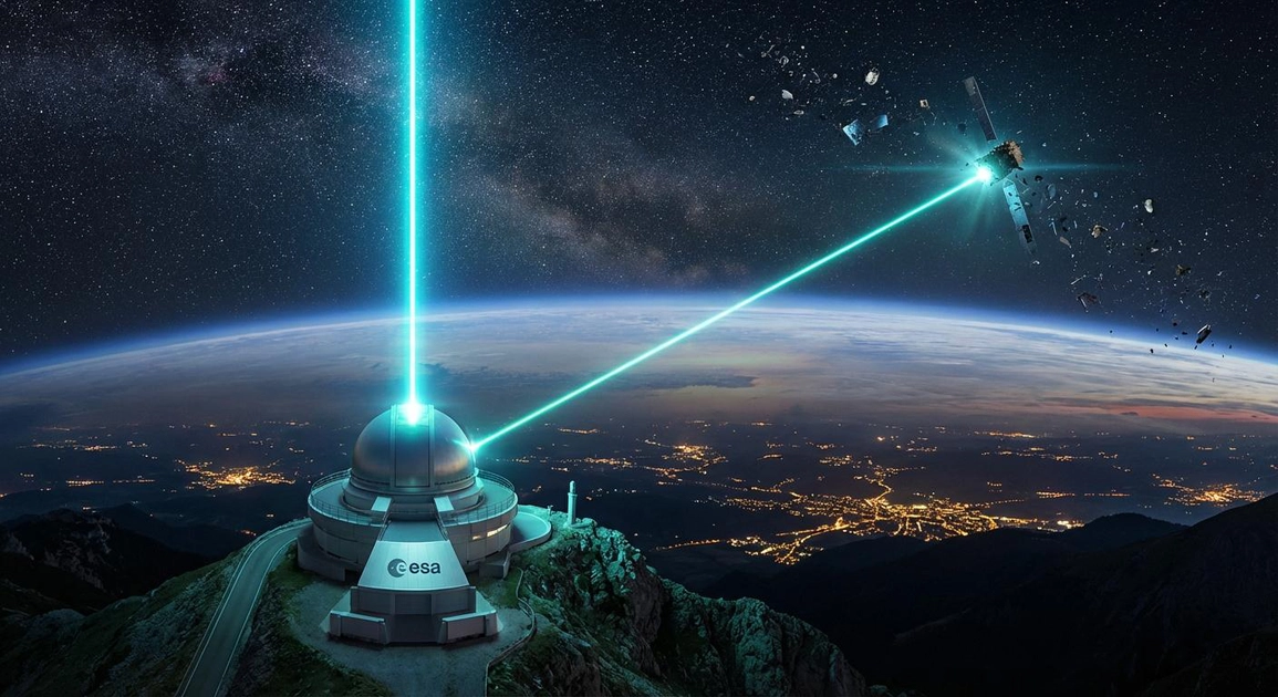 🛰 Європа розробляє лазерну систему OMLET для захисту супутників від космічного сміття